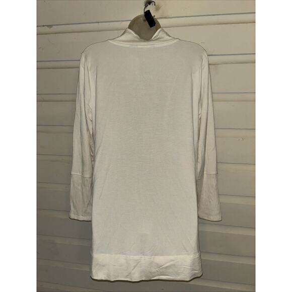 Soft Surroundings Viscose Blend Long Sleeve Pullover Top Size M - Picture 6 of 8